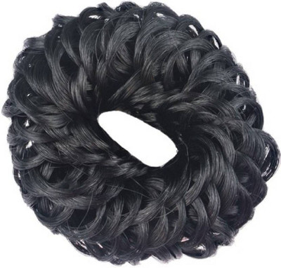 

Majik Hair Juda Band (Large) Bun (Black) Hair Accessory Set(Black)