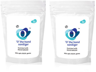 

O Hand Sanitizer Sachets 50 sachet in each Pouch(1 ml, Pouch, Pack of 2)