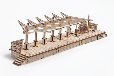

Ugears Railway Platform(Beige)
