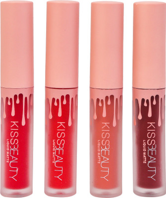 

Kiss Beauty Matte Longlasting Lipgloss(24 ml, Matte Mix)