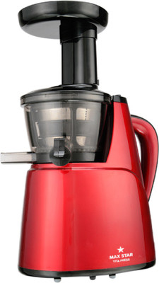 

Maxstar CPJ01 Vita Press 150 W Juicer(Red, Black, 1 Jar), Black;red