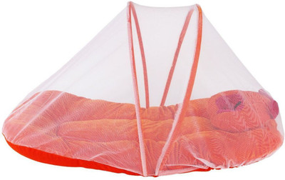 

Careplus Nylon Infants Net Bed Mosquito Net(Orange)