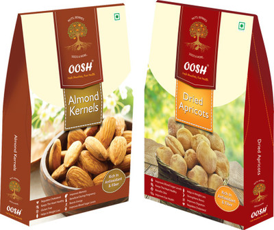 

Oosh Premium Almonds, Apricots(450 g, Box)