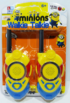 

HEER Mini0ns Walke Talkis Phone With Long Range Toy (HCCD ENTERPRISE)(Yellow)