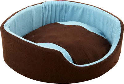 

PETSHUB PetsHub's Elite Super Soft Brown-Sky Blue Reversible DOG & CAT bed (Export Quality)-Large L Pet Bed(Brown, Blue)