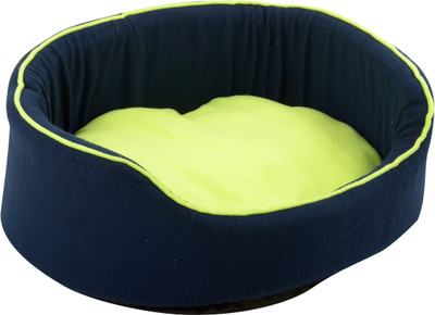 

PETSHUB PetsHub's Elite Super Soft Fluorescent Green & Blue Reversible DOG & CAT bed (Export Quality)-Small S Pet Bed(Blue, Green)