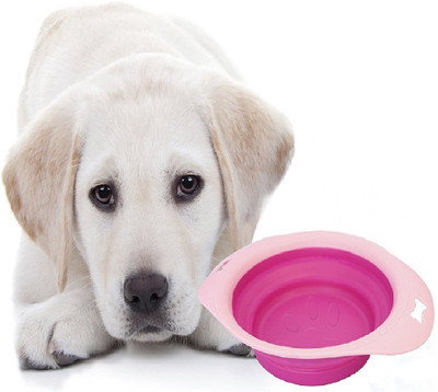 

Pets Empire Pets Empire Round Silicone Pet Bowl(250 ml Pink)