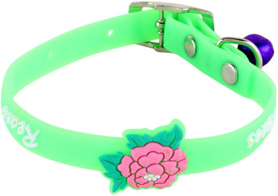 

SRI High Quality Designer Adjustable Flower Collar For Puppy/Cat Cat Everyday Collar(, Neon Green
