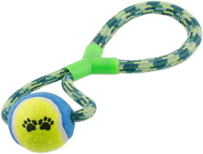 

Pets Empire Rope Tug with a Tinnes Ball Dog Chew Toy (13-inch) Jute Chew Toy For Dog