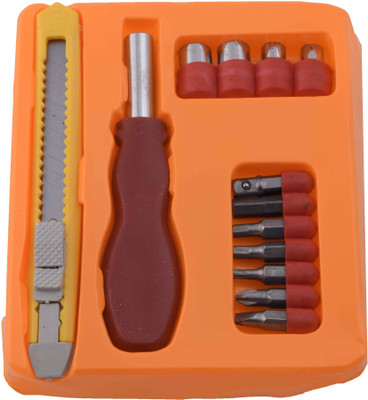 

Asraw Hand Tool Kit(13 Tools), Multicolor