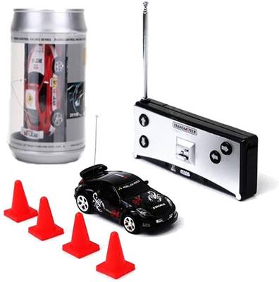 Webby Mini Coke Can Speed RC Radio Remote Controlled Micro Racing Car, Multi Color