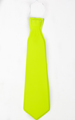 

Funcart Neon Yellow Long Plastic Tie