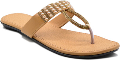 

Myra Women Embellished Tan Flats