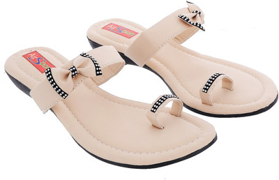 

AirSoon Women Cream Flats