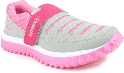 

Tapps Walking Shoes For Women(Multicolor, Grey and pink