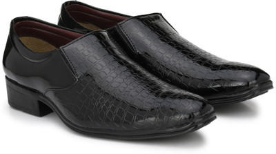 

True Soles HI COMFORT Slip On For Men(Black