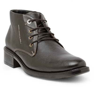 

Teakwood Leather Shoes Boots For Men(Brown