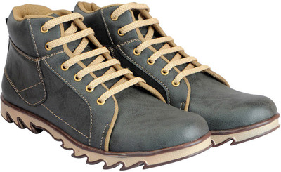 

FAUSTO High Ankle Boots For Men(Olive