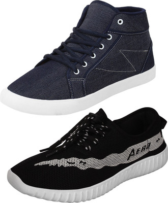 

Aero 02 Pair Combo Canvas For Men(Multicolor, Blue::black