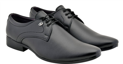 

WalkJump tough men formals, party wear formals, officewear Derby For Men(Black