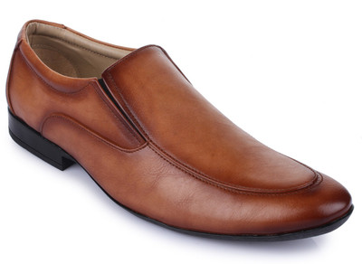 

Vilax Vilax Mens Formal Cum Casual Double Tone shoes Slip On For Men(Tan