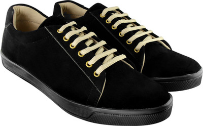

Blinder Men's Full Black Casual Sneakers For Men(Black, Beige