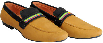 

FAUSTO Stylish Loafers For Men(Tan, Tan black