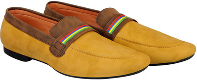 

FAUSTO Stylish Loafers For Men(Beige, Beige brown