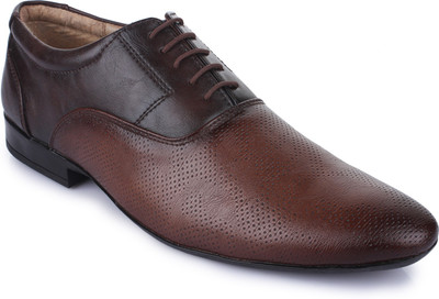 

Vilax Vilax Mens Formal Cum Casual Double Tone shoes Lace Up For Men(Tan