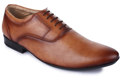 

Vilax Vilax Mens Formal Cum Casual Double Tone shoes Lace Up For Men(Tan