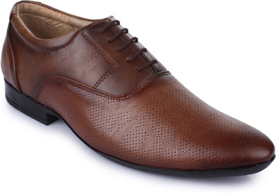 

Vilax Vilax Mens Formal Cum Casual Double Tone shoes Lace Up For Men(Brown