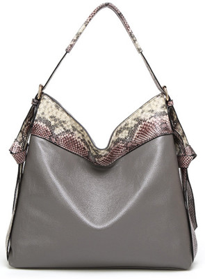 

Urbantra Women Casual Grey Leatherette Hand-held Bag
