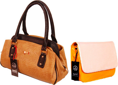 

Anemone Women Casual Tan, Yellow PU Hand-held Bag