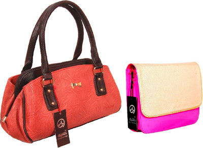 

Anemone Women Casual Red PU Hand-held Bag