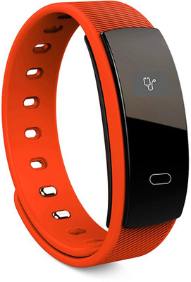 

ShopyBucket QS80 Smart Wristband Blood Pressure Monitor for Android iOS(Orange Strap, Size : Medium)