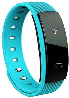 

ShopyBucket QS80 Smart Wristband Blood Pressure Monitor(Blue Strap, Size : Medium), Light blue