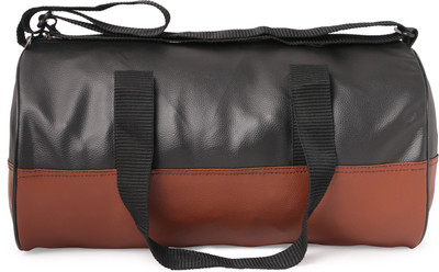 

Hyper Adam AN-101 LEATHER RITE Premium Look Gym Bag,Fitness Duffel Bag, Kit Bag(Multicolor, Sling Bag, Black;brown