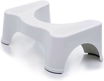 

Truphe Squat Stool Potty Stool For Western Toilets - White (Size - 9 Inch) Stool(White)