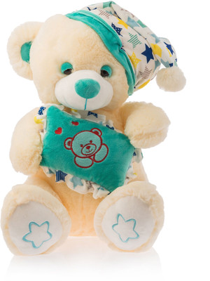 

Dimpy Stuff Dimpy Bear W/Cap & Cushion Cream - 40 cm(Red)