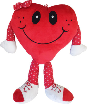 kidoz kingdom RED HEART Valentine Gift - 40 cm(Red)