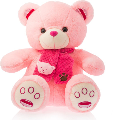 

Dimpy Stuff Dimpy Bear W/Bear Bow Pink - 40 cm(Red)