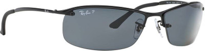 Ray-Ban Rectangular Sunglasses(For Men, Grey)