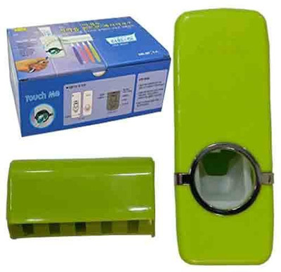 

Eware Automatic Dispenser Plastic Toothbrush Holder(Green, Wall Mount)