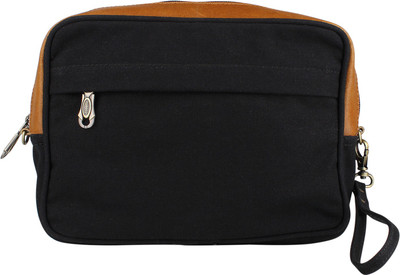 

Zobello Cosmetic Pouch(Black), Black canvas