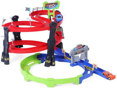 

Mitashi Dash Spiraling Supremo Racer Track Set(Multicolor)