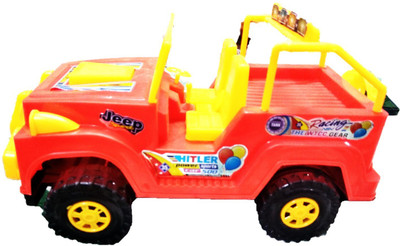 

KANDK KREATION BIG SIZE PLASTIC RED AND YELLOW CAR(RED AND YELLOW)