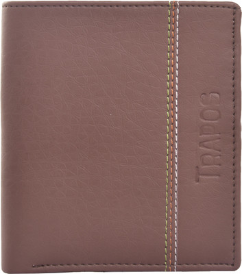 

Trapos Creations Men Brown Genuine Leather Wallet(3 Card Slots)