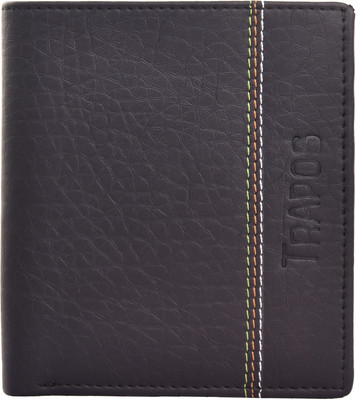 

Trapos Creations Men Black Genuine Leather Wallet(3 Card Slots)