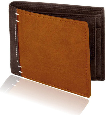 

Death By Color Men Casual Brown Artificial Leather Wallet(4 Card Slots), Brown_1