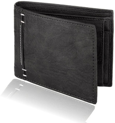 

Death By Color Men Black Artificial Leather Wallet(4 Card Slots), Black_1